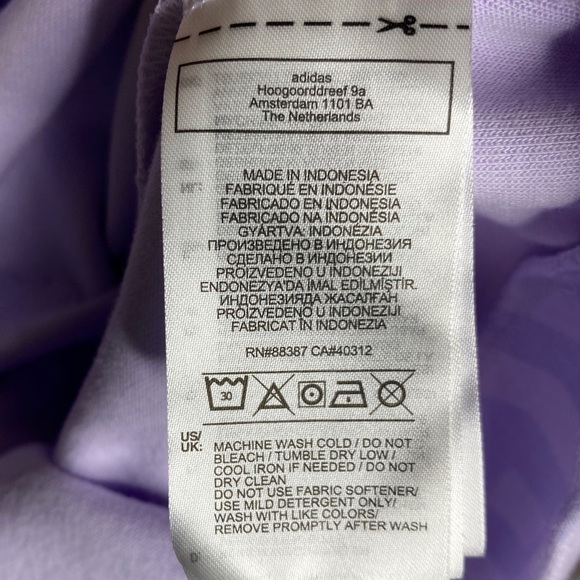 Adidas Multi-sport Jacket Purple Tint Size Small NWT’s - Picture 6 of 10